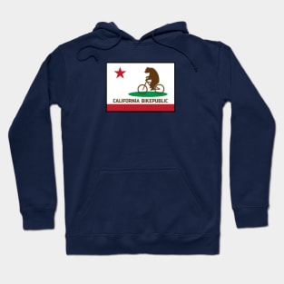 California Bike Flag Hoodie